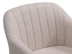Chaise De Bar ADSLEV Tissu Beige/chêne -Royal Oak || DODO || Basic Soldes Magasin 213378