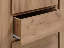 Armoire LIMFJORDEN 180x200 Combi Coloris Chêne Naturel -Royal Oak || DODO || Basic Soldes Magasin 213406