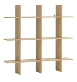 Étagère Murale KVISSEL 3 Tablettes Bambou