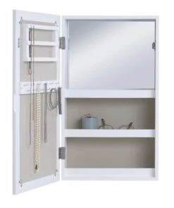 Armoire à Bijoux MALLING A/miroir Blanc -Royal Oak || DODO || Basic Soldes Magasin 213470