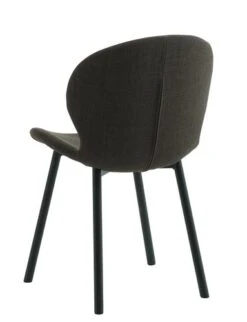 Chaise GEVNINGE Tissu Brun Foncé/noir -Royal Oak || DODO || Basic Soldes Magasin 213519