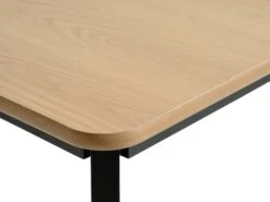 Table JEGIND 80x130 Chêne/noir -Royal Oak || DODO || Basic Soldes Magasin 213595
