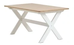 Table VISLINGE 90x150 Naturel/blanc