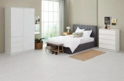 Cadre De Lit AGERFELD 140x200 Tissu Gris Foncé -Royal Oak || DODO || Basic Soldes Magasin 213843 1