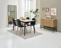 Buffet HEMDRUP 2 Portes Chêne -Royal Oak || DODO || Basic Soldes Magasin 214358