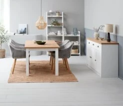 Bibliothèque HERNING 3 Tablettes Blanc -Royal Oak || DODO || Basic Soldes Magasin 214428 1