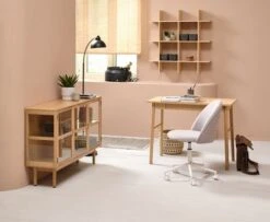 Royal Oak Vitrine LANGELINIE 3 Portes Chêne -Royal Oak || DODO || Basic Soldes Magasin 214548 2