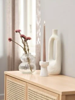 Vase INGEMAR L10xL8xH34cm Blanc -Royal Oak || DODO || Basic Soldes Magasin 214864