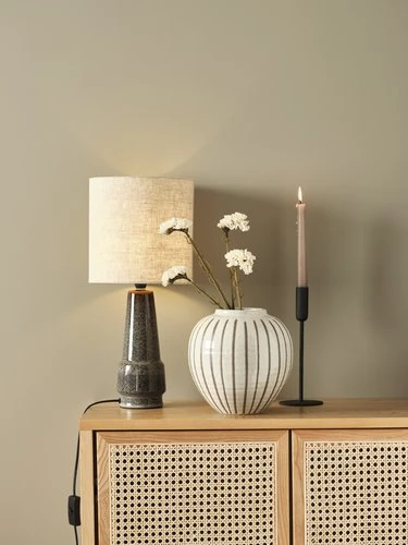 Vase SOFUS Ø21xH21cm Gris/brun 5 Vase SOFUS Ø21xH21cm Gris/brun – Image 5