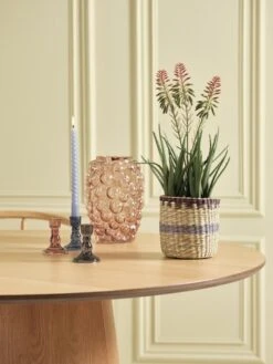 Vase CASPER Ø17xH24cm Rose -Royal Oak || DODO || Basic Soldes Magasin 214867