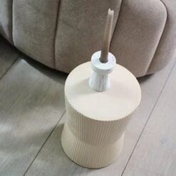 Piédestal SIGMUND Ø23xH30cm Crème -Royal Oak || DODO || Basic Soldes Magasin 215290