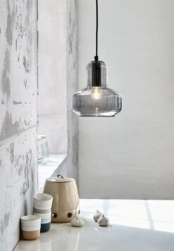 Suspension KORNELIUS Ø20xH22cm Verre -Royal Oak || DODO || Basic Soldes Magasin 215334