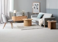 Fauteuil HOLMDRUP Gris/chêne -Royal Oak || DODO || Basic Soldes Magasin 216432 3