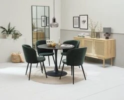 Buffet HALMSTAD 3 Portes Polyrotin/coloris Chêne -Royal Oak || DODO || Basic Soldes Magasin 218134