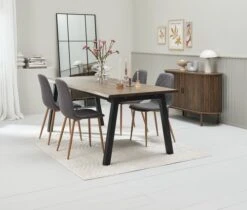 Royal Oak Buffet LYNGVIG 120 Cm Portes Coulissantes Chêne Foncé -Royal Oak || DODO || Basic Soldes Magasin 218137