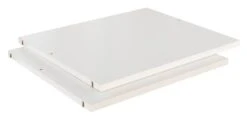 Tablettes SATTRUP 73x48 2 Pcs/pqt Blanc