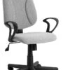 Chaise De Bureau RUNGSTED Tissu Gris