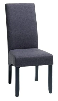 Chaise BAKKELY Gris/noir