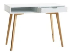 Bureau TAMHOLT 50x100 Blanc/naturel -Royal Oak || DODO || Basic Soldes Magasin 72268