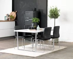 Chaise HAMMEL Noir/chrome -Royal Oak || DODO || Basic Soldes Magasin 73124