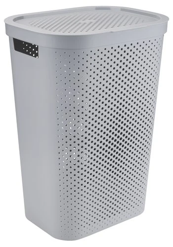Panier à Linge INFINITY Plastique Gris 1 Panier à Linge INFINITY Plastique Gris