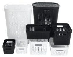 Panier à Linge INFINITY Plastique Blanc 6 Panier à Linge INFINITY Plastique Blanc -Royal Oak || DODO || Basic Soldes Magasin 82764