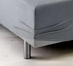 Drap-housse Jersey JETTE 90x200x35 Gris -Royal Oak || DODO || Basic Soldes Magasin 85716