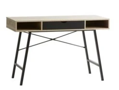 Bureau ABBETVED 48x120 Chêne/noir