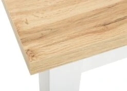 Table MARKSKEL 150x193 Blanc/coloris Chêne -Royal Oak || DODO || Basic Soldes Magasin 86430