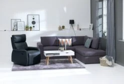 Canapé Convertible Avec Méridienne BEDSTED Gris -Royal Oak || DODO || Basic Soldes Magasin 87508