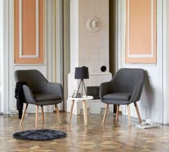 Bout De Canapé BAKKEBJERG Ø40 Blanc/naturel -Royal Oak || DODO || Basic Soldes Magasin 87514