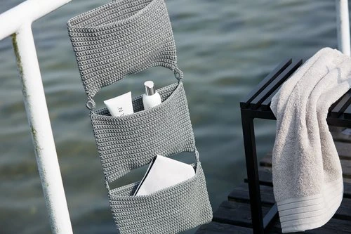 Rangement Suspendu STOBY L29×H78 Gris 3 Rangement Suspendu STOBY L29×H78 Gris – Image 3