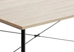 Bureau VANDBORG 60x120 Chêne/noir -Royal Oak || DODO || Basic Soldes Magasin 92359