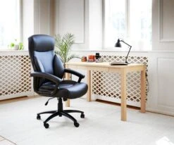 Chaise De Bureau Professionnelle TAMDRUP Noir 12 Chaise De Bureau Professionnelle TAMDRUP Noir -Royal Oak || DODO || Basic Soldes Magasin 94695