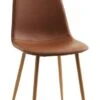 Chaise JONSTRUP Cognac/coloris Chêne