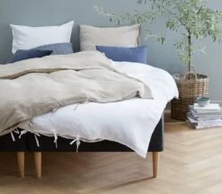 Parure De Lit Lin LINEA 240x220 Naturel 8 Parure De Lit Lin LINEA 240x220 Naturel -Royal Oak || DODO || Basic Soldes Magasin 97431