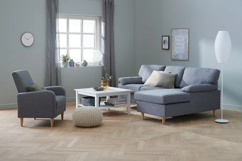 Pouf NEBLE Ø50 Tissu Tricoté Beige 2 Pouf NEBLE Ø50 Tissu Tricoté Beige – Image 2